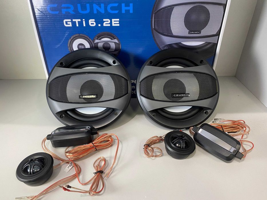 Crunch GTI6.2E system odesparowany 165mm EM-AUDIO Tomaszów Lub  Wysyłka gratis !!!