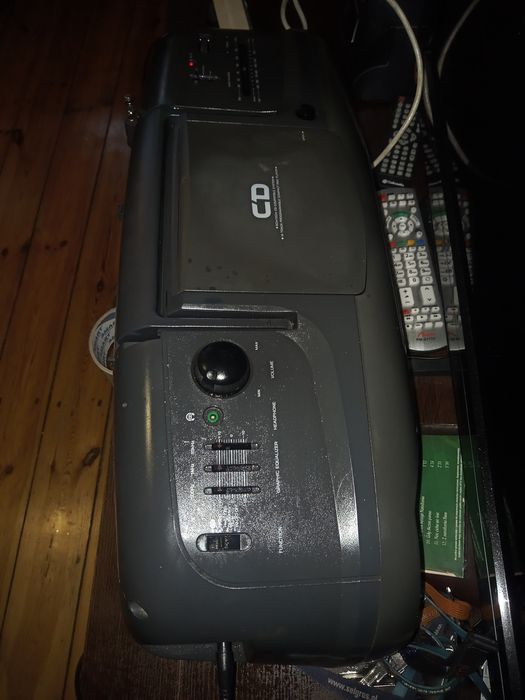 Retro Potężny Radiomagnetofon GoldStar Cd5401