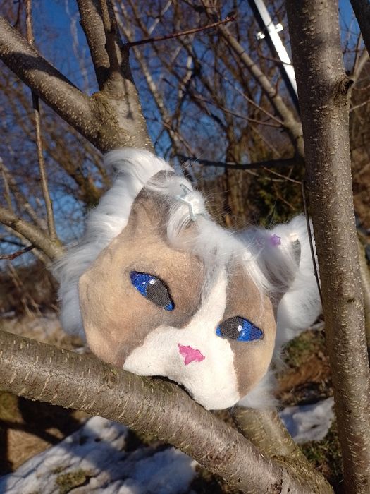 Maska kota therian ragdoll
