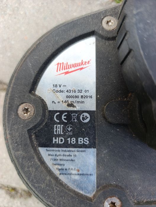 Milwaukee HD18BS
