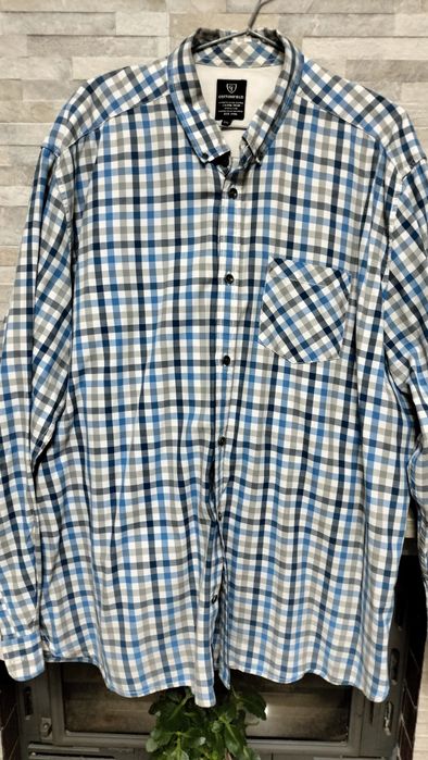 Koszula męska w kratkę