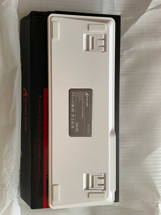 Klawiatura Attack Shark X65 HE Rapid Trigger 8kHz/128kHz biała