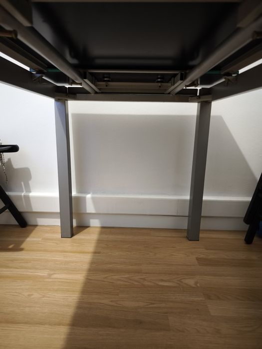 Mesa de refeição em vidro