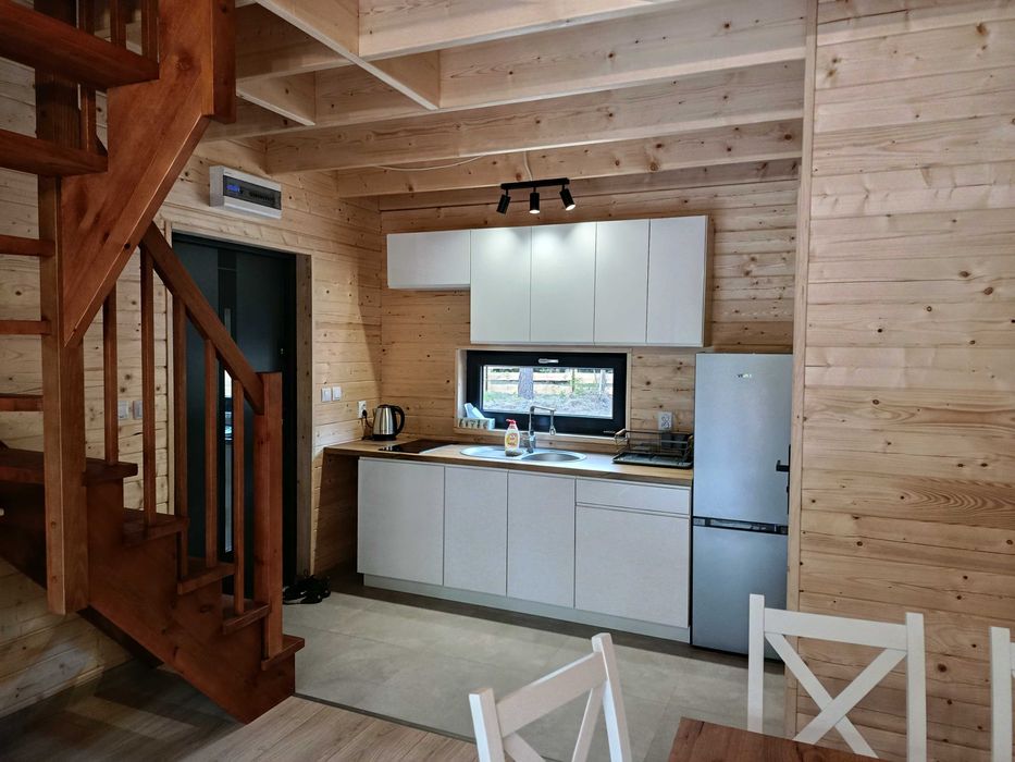 Domek nad jeziorem w Borach Tucholskich