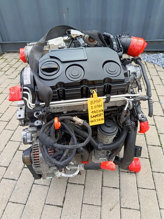 Silnik kompletny VW Passat Audi Seat Skoda 2.0TDI 140KM BMP  motor engine