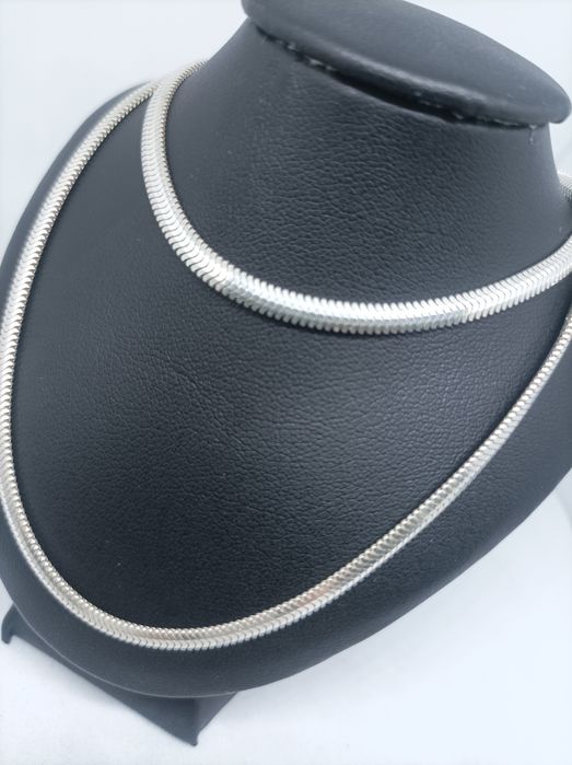 Srebrny łańcuszek srebro 925 długość 50 cm