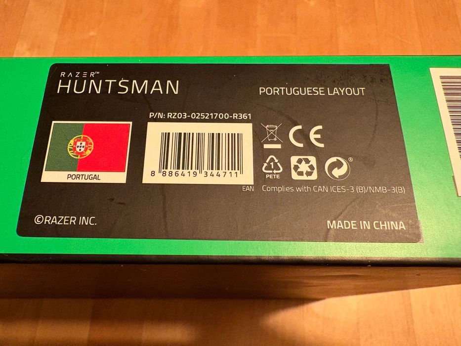 Razer Huntsman PT - Teclado mecânico de gaming