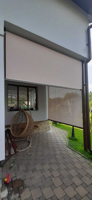 Зовнішні рулонні штори / Маркізи для терас/ Рефлексоли