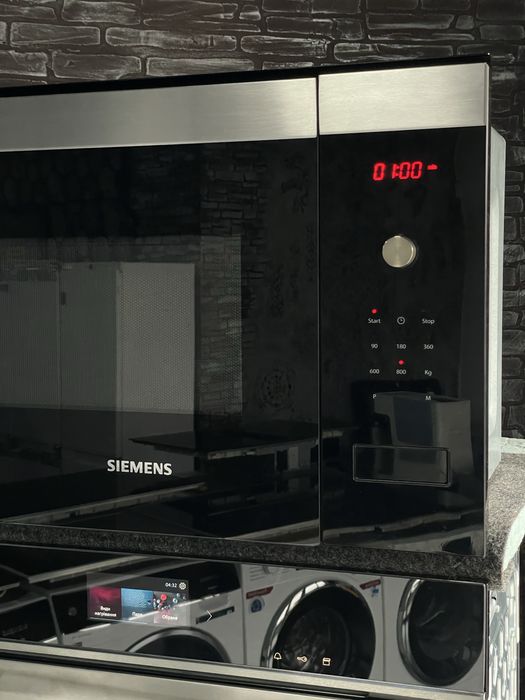 2025рік!Комплект Духова шафа з пароваркою+Мікрохвильовка Siemens Новий