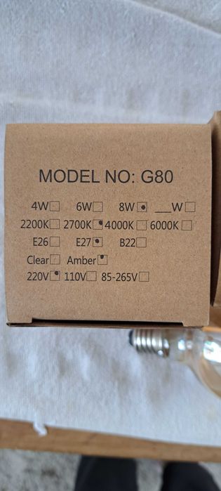 Lampadas LED vintage