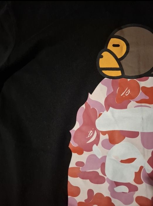 bape t-shirt czarny
