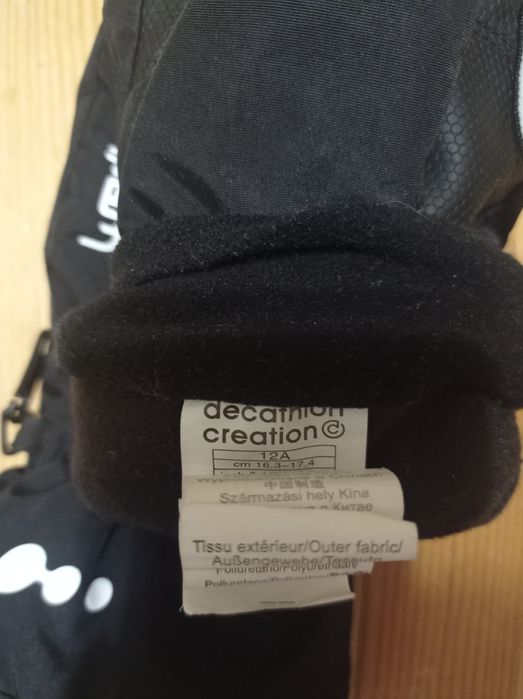 Рукавицы, перчатки, шлем  термо Wed'ze р.2-12 лет, б/у