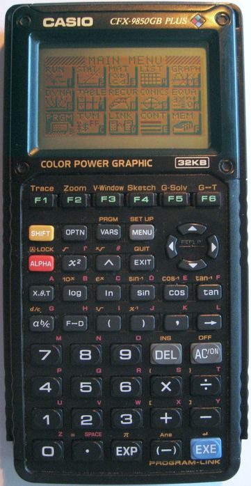 Casio CFX-9850 GB PLUS кольоровий графічний програмований калькулятор