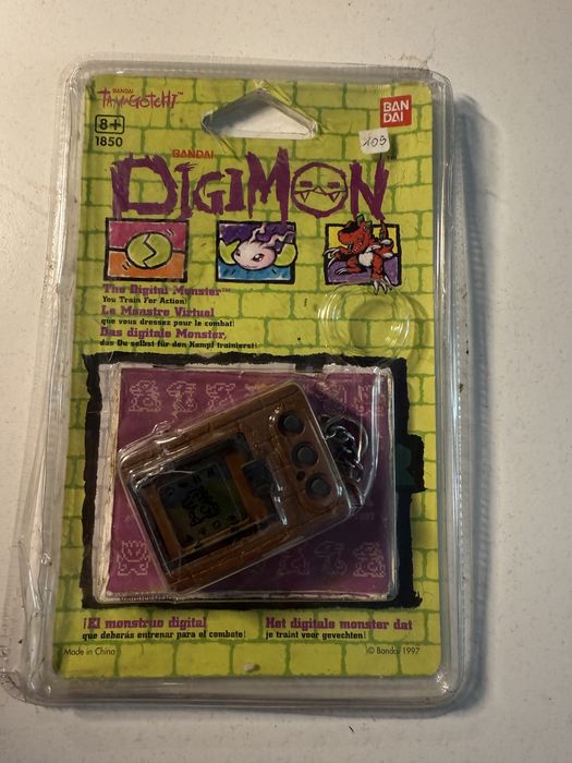 Digimon Virtual Pet Bandai 1997 – Wersja Brązowa – Sprawny | Vintage