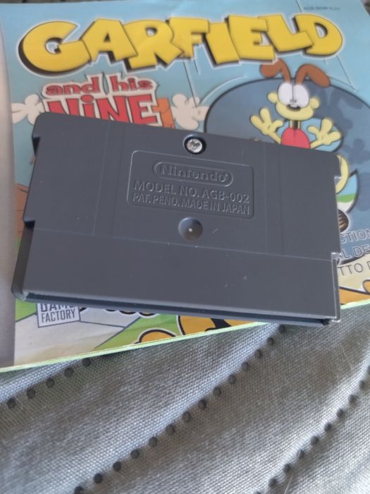 Nintendo Garfield And His Nine Lives GBA Gameboy