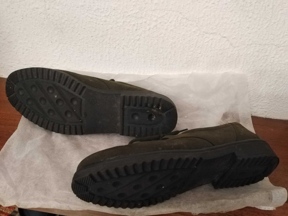 Sapatos camurça verde