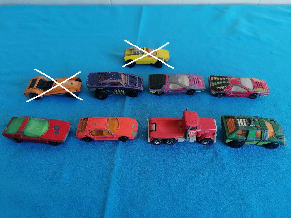 Carrinhos Matchbox anos 70 e 80