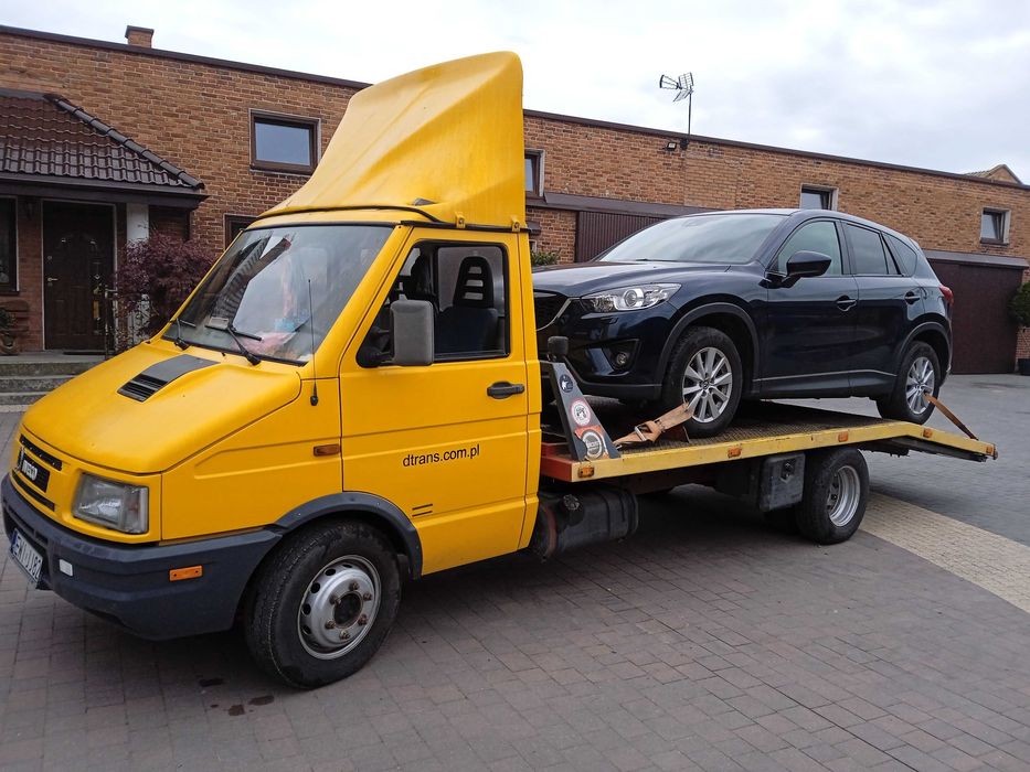 autopomoc autolaweta transport a1 autostrada zetor ursus minikoparka