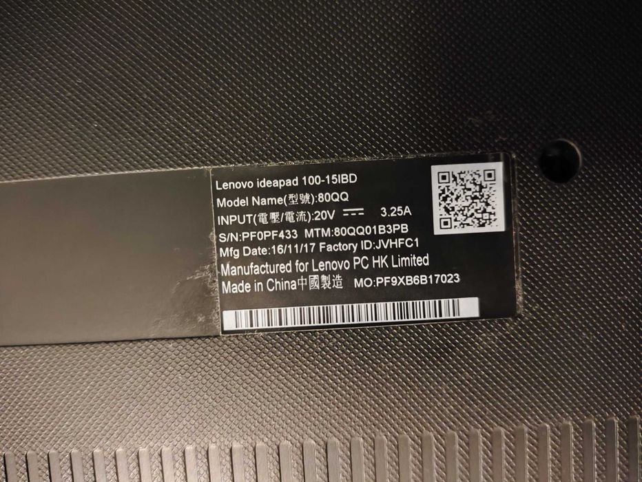 Lenovo IdeaPad 100-15ibd Win 11 1,5TB, i5-5200U, 8GB ram, GF920MX 2GB,