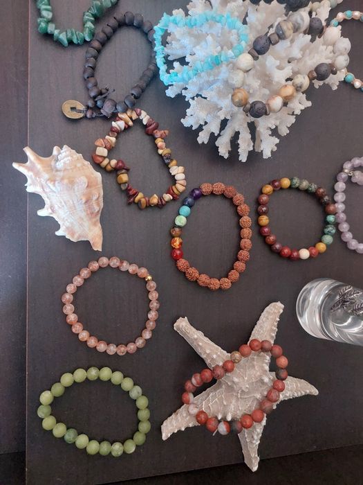 Pulseira de pedra natural