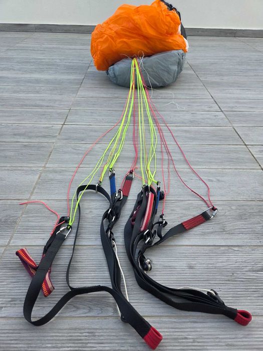 Asa de Parapente MAC PARA Magus XC 24 + Arnês — Muito Pouco Uso