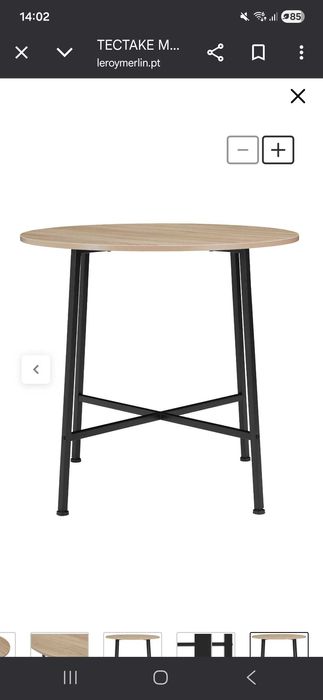 Mesa e duas cadeiras