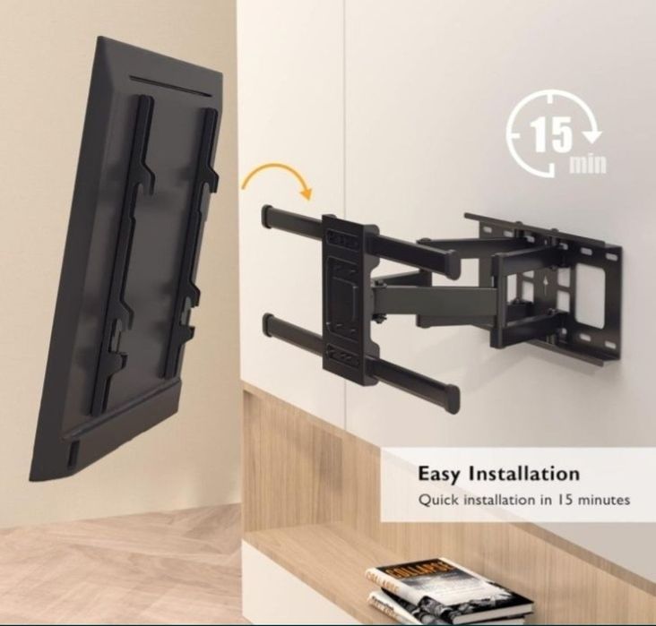 Uchwyt ścienny do telewizora regulacja pion/poziom, 32-80 cali BONTEC