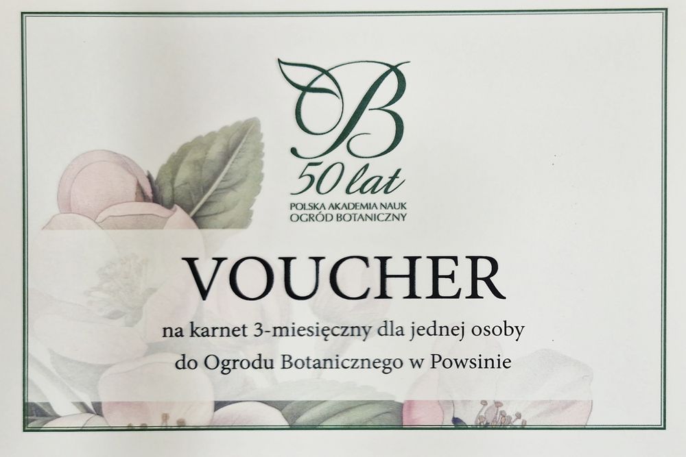 Voucher na karnet 3 miesięczny Powsin