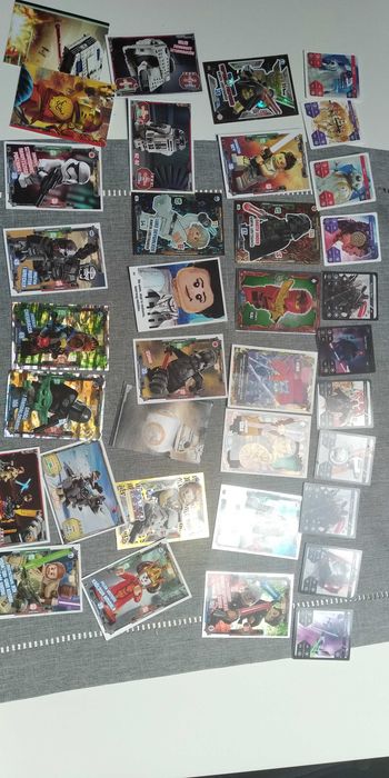 Karty LEGO Star Wars ninjago 34sztuki