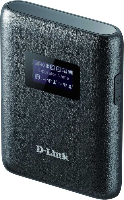 D-Link DWR-933 MiFi 4G+ LTE Cat6 Router, 300Mbps, Battery, MiFi, HotSpot, WiFi, AC 1200Mbps, WPS, Black