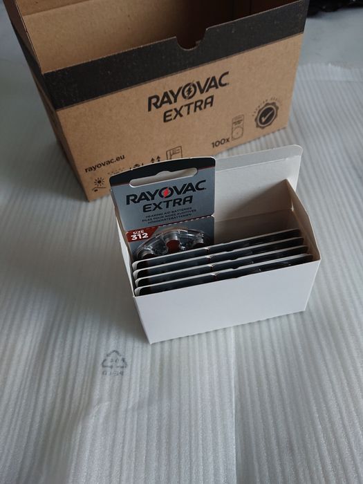 Baterie Rayovac 312 do aparatów słuchowych PR41 60 szt. SUPERCENA