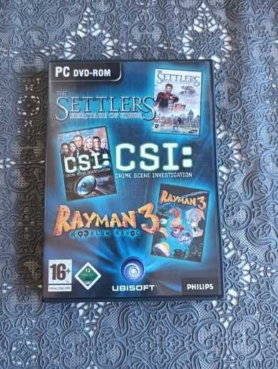 Pack 3 Jogos PC originais em CD/DVD – para coleção ou retro-gaming