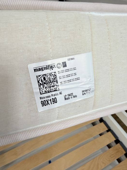 Дитяче деревяне ліжко з італійським матрацом