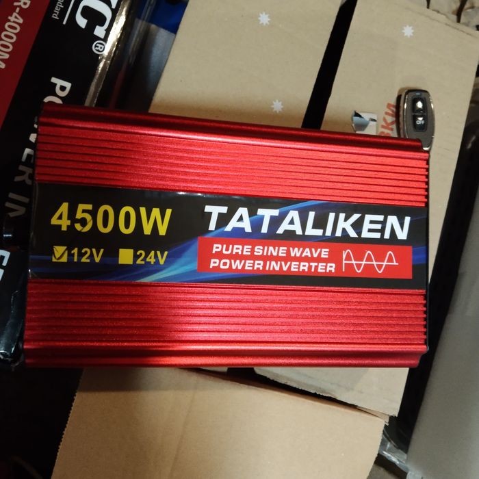 Інвертори 12 х220 з чистим сінусом вихідного струму  4000 вт та 3000вт