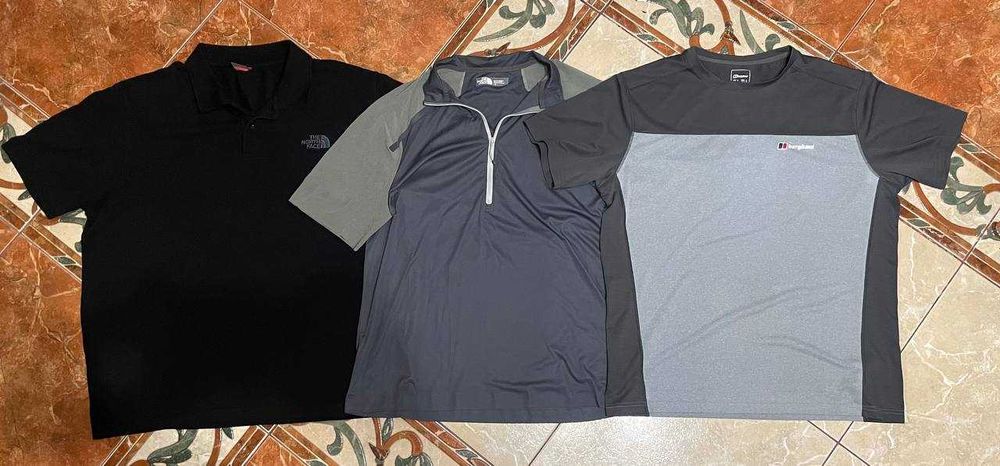 The North Face, Berghaus (L-XL) — Поло и футболки 3 шт / Оригинал