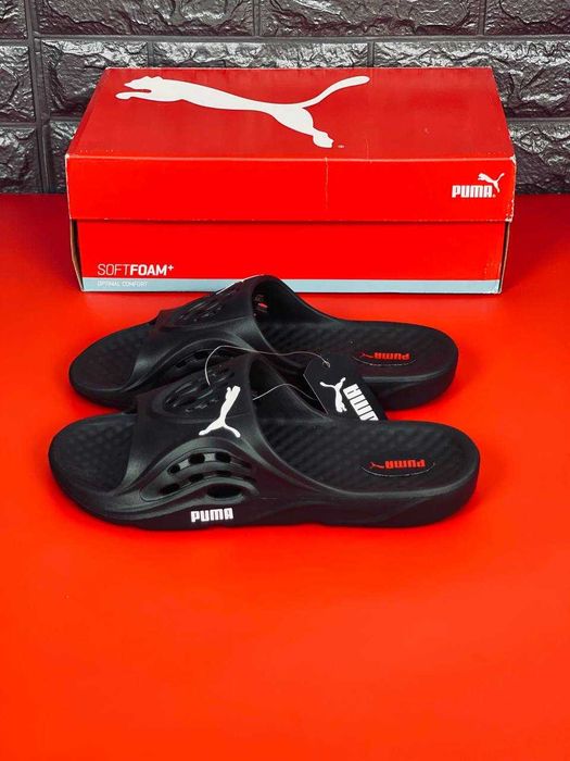 Шлепанцы мужские 693 грн  Шлепки Puma мужские Dark Black/  Супер распродажа! Шлепанцы Пума / черные мужские тапки на лето
