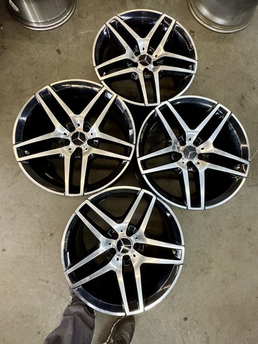 Оригинальные разноширокие диски mercedes r19 8,5-9,5j et38 5x112 4шт