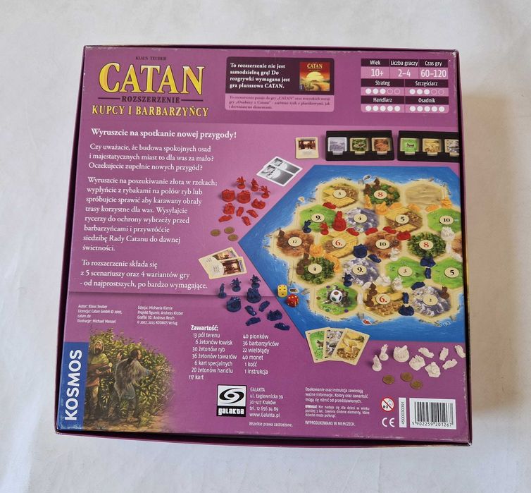 Gra planszowa Catan Kupcy i barbarzyńcy