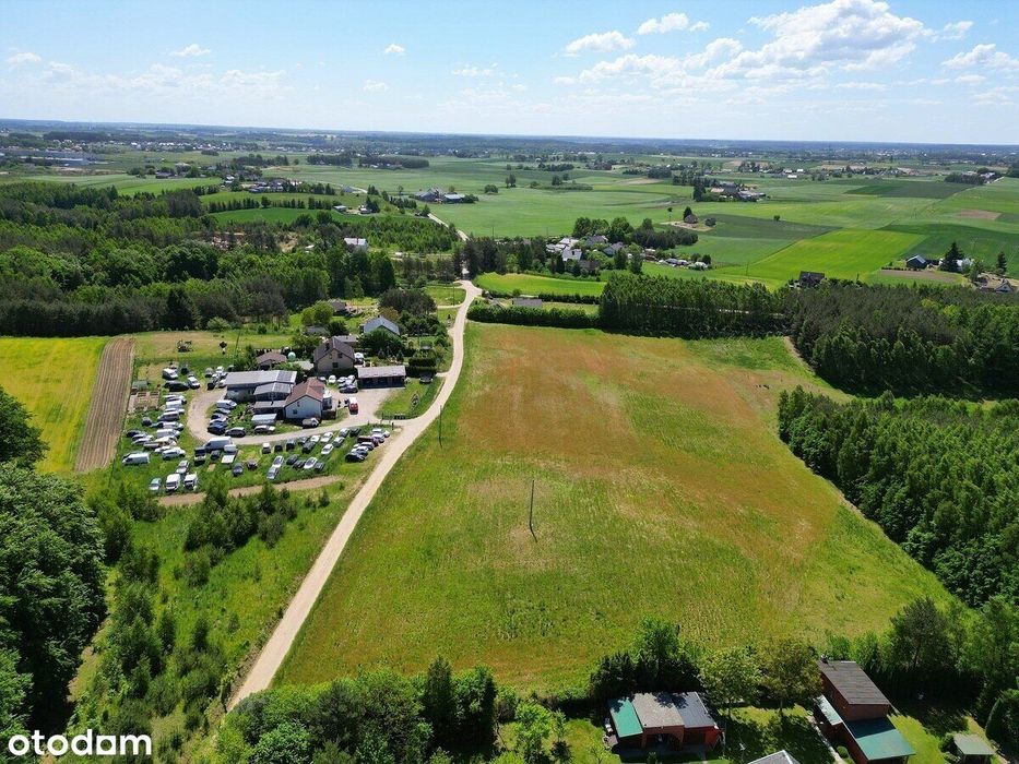 Działka na uboczu miejscowości, Pinczyn