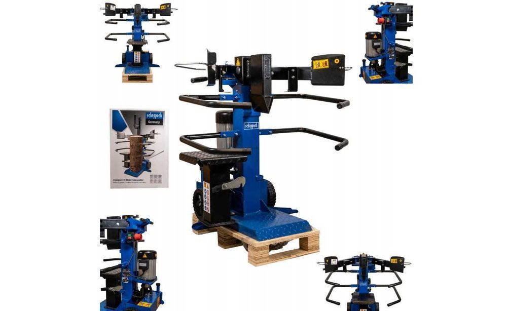 Nowa ŁUPARKA DO DREWNA 8T NA SIŁĘ Drzewa Pionowa Rębak Hudrauliczna