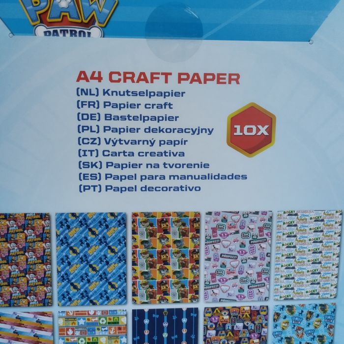 Papier dekoracyjny paw psi