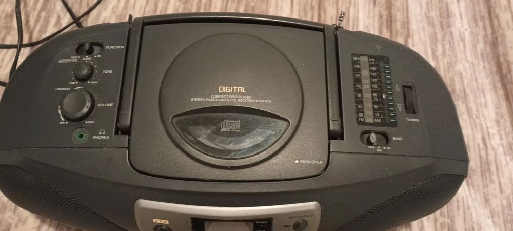 Rádio portátil Samsung-rádio  cd