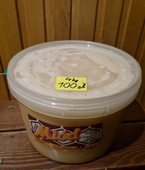 Miód rzepakowy 4kg.