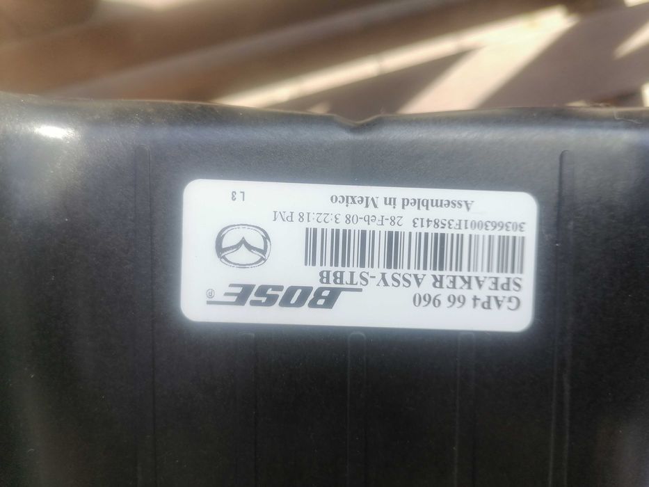Mazda 6gh Subwoofer Bose
