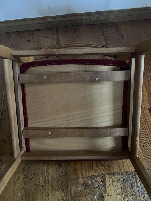 Krzesła 4 szt tapicerowane vintage