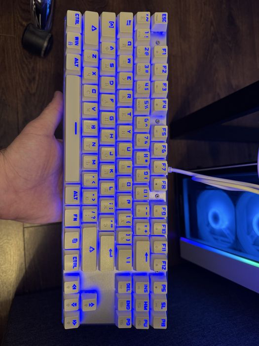 Клавіатура Motospeed K87S White