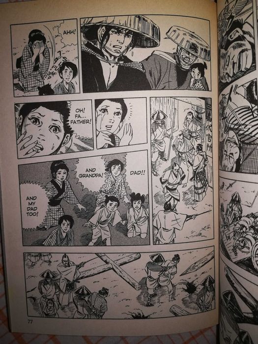 Lady Snowblood e outras Manga. Tradução inglês