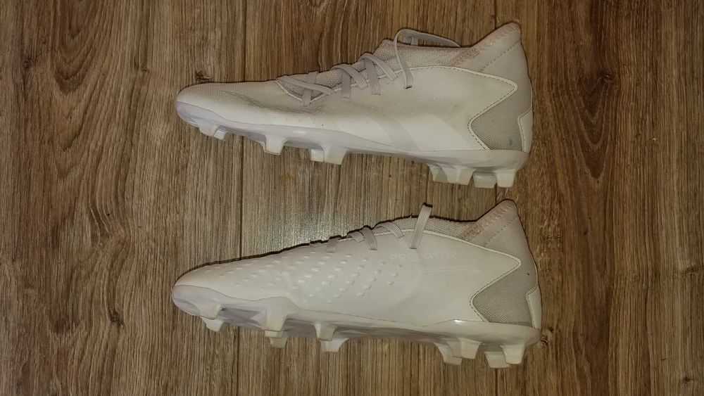 Buty Adidas Predator Accuracy.3 FG 36/37 23.3cm lanki korki białe BDB
