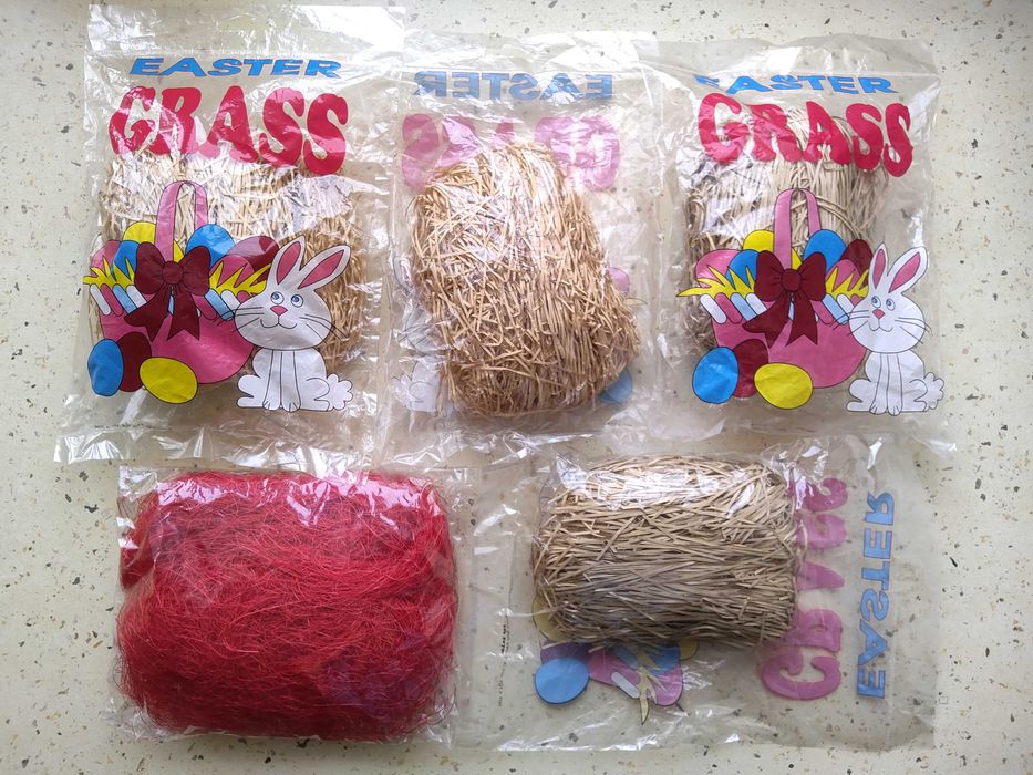 Rafia papierowa, wiórki dekoracyjne, wypełnienie, sianko, trociny