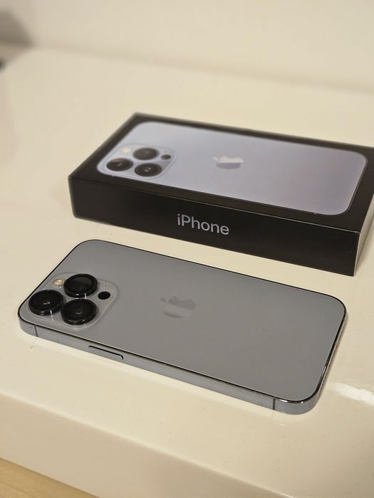 iPhone 13 pro 512gb pełny zestaw niebieski Sierra Bat 99% case 2xkabel